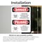 Signmission Pesticide Storage Area Bilingual Danger Sign, Vinyl Decal, 7in W x 10in L, 2PK OS-2PACK-DS-D-710-VS-1524 - alternate 3